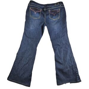 Rewash Jr 13 Jeans Womens Boot Cut Bling Pocket Y2k Juniors